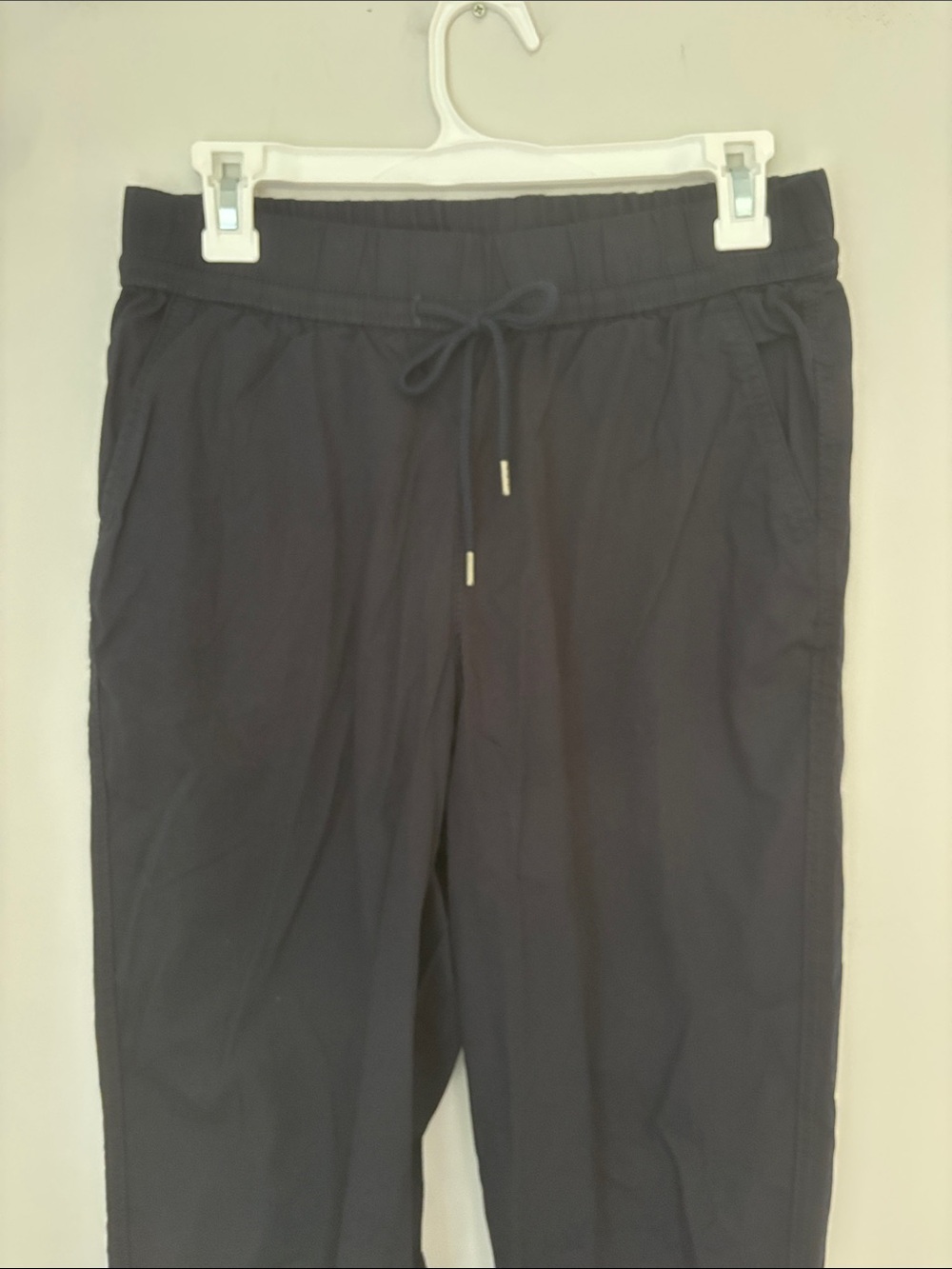 Pact Navy Organic Cotton Tapered Leg Drawstring Pant - Picture 4 of 6